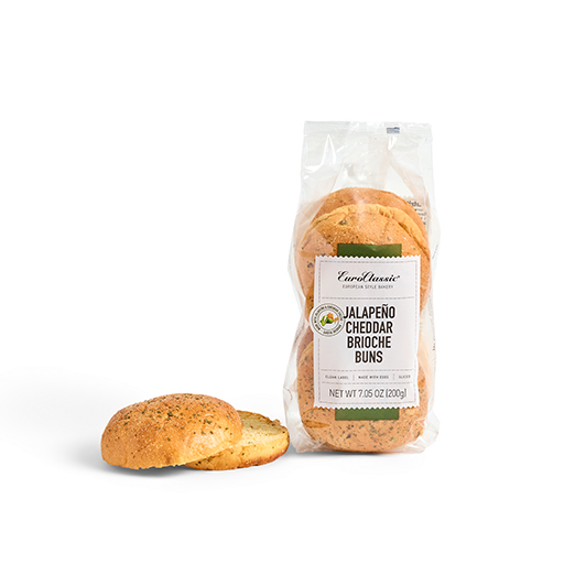 JALAPENO & CHEDDAR BRIOCHE BUNS