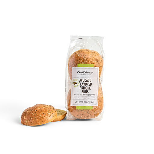 AVOCADO FLAVORED BRIOCHE BUNS